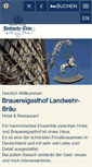 Mobile Screenshot of landwehr-braeu.com